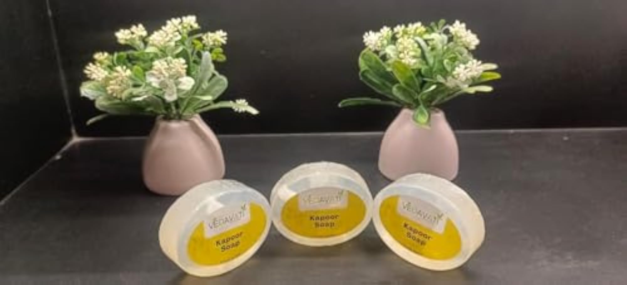 Vedavati Homemade Kapoor Soap, Natural Camphor Herbal Bath Soap